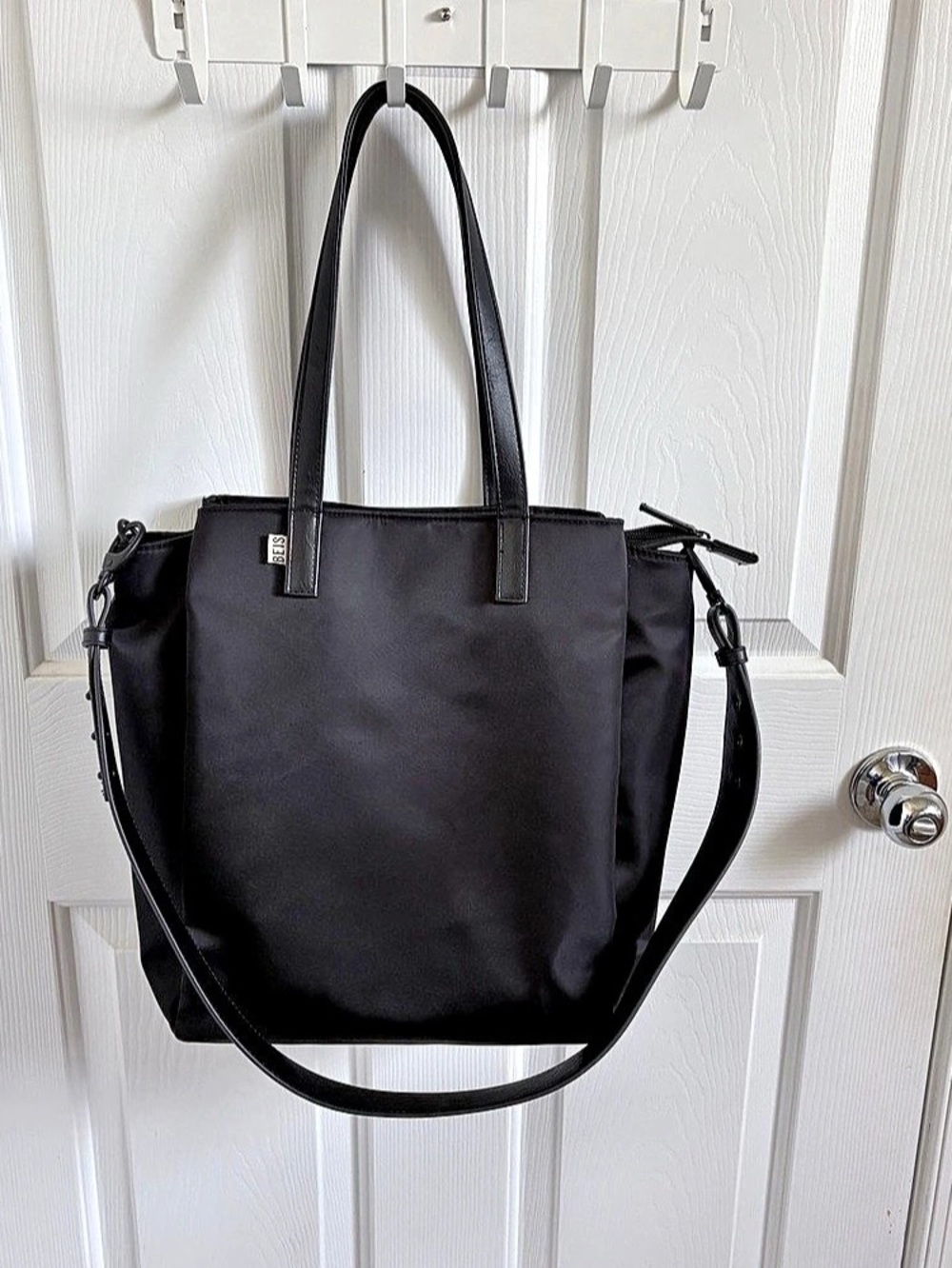 BEIS The Commuter Tote Black Tote Bag